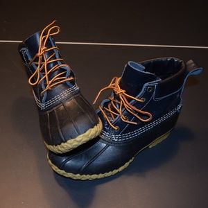 Navy LL Bean Boots